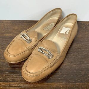 AGL Vero Cucio Women's Slip On Loafer Shoes Flats Brown Leather EU 40.5